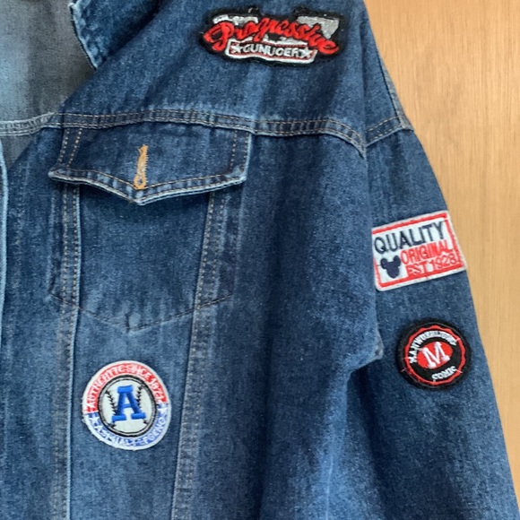 Hengsheng denim jacket with patches - Picture 3 of 6